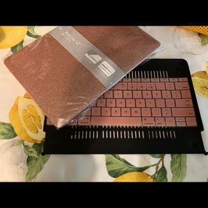 cute pink & sparkly macbook case